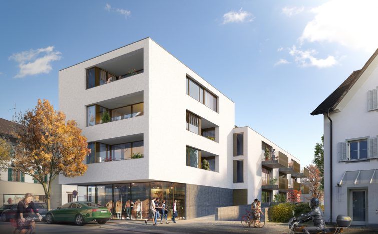 Rendering Stadthaus Marktstraße 55, Dornbirn