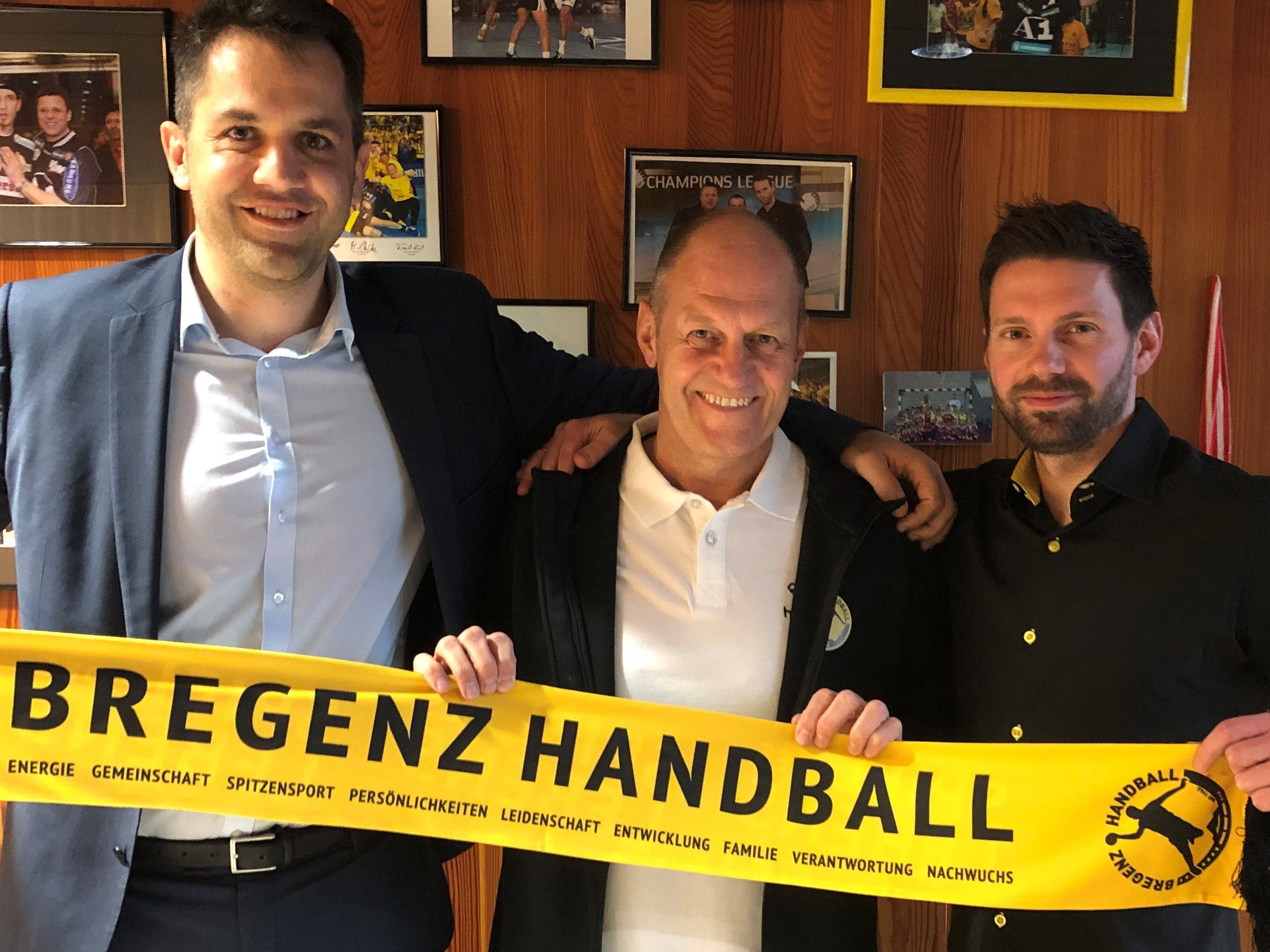 Sportvorstand Gregor Günther, Markus Burger, Geschäftsführer Sport Björn Tyrner.