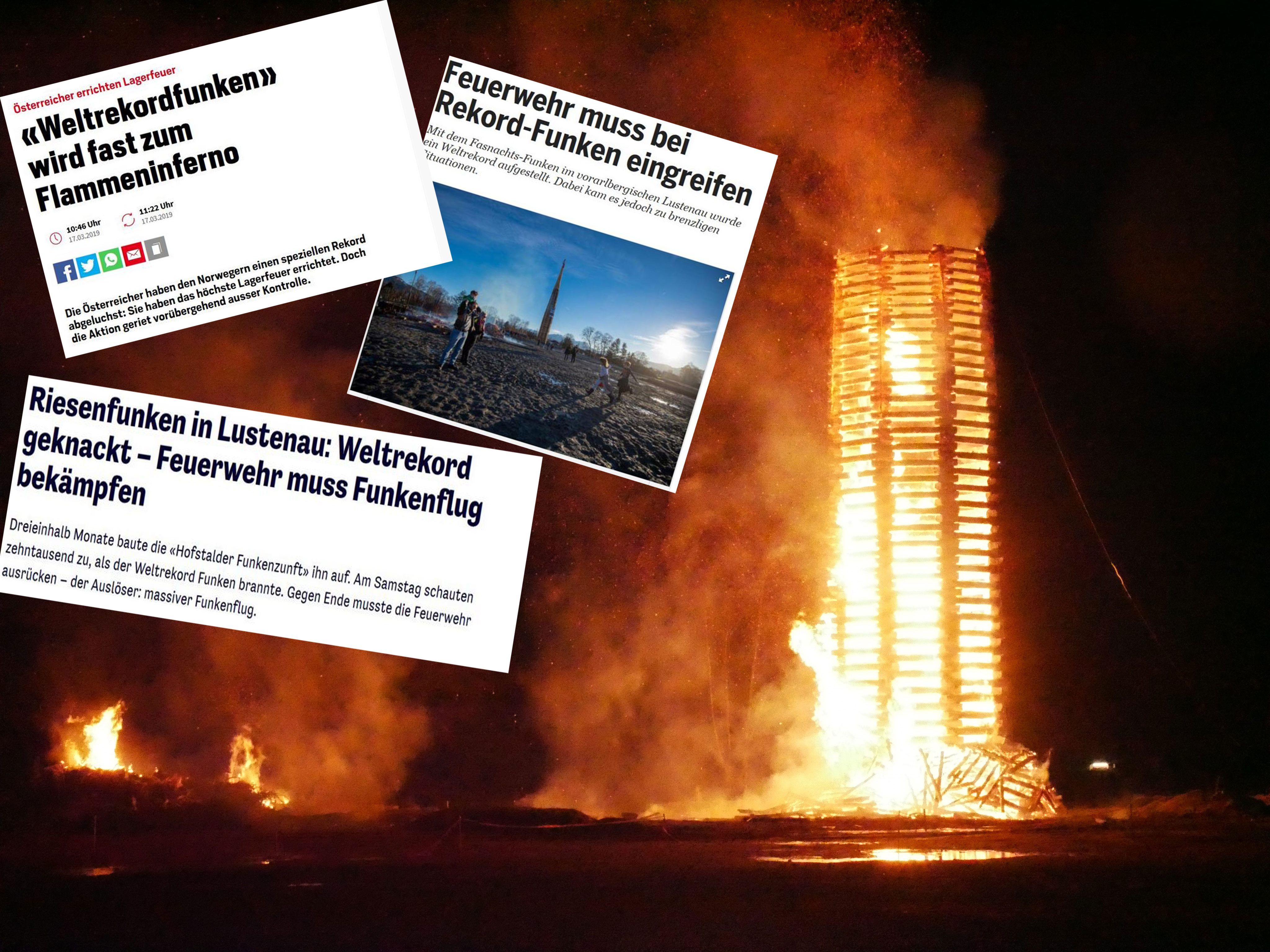 Der Rekordfunken sorgte auch über die Landesgrenzen für Aufsehen.