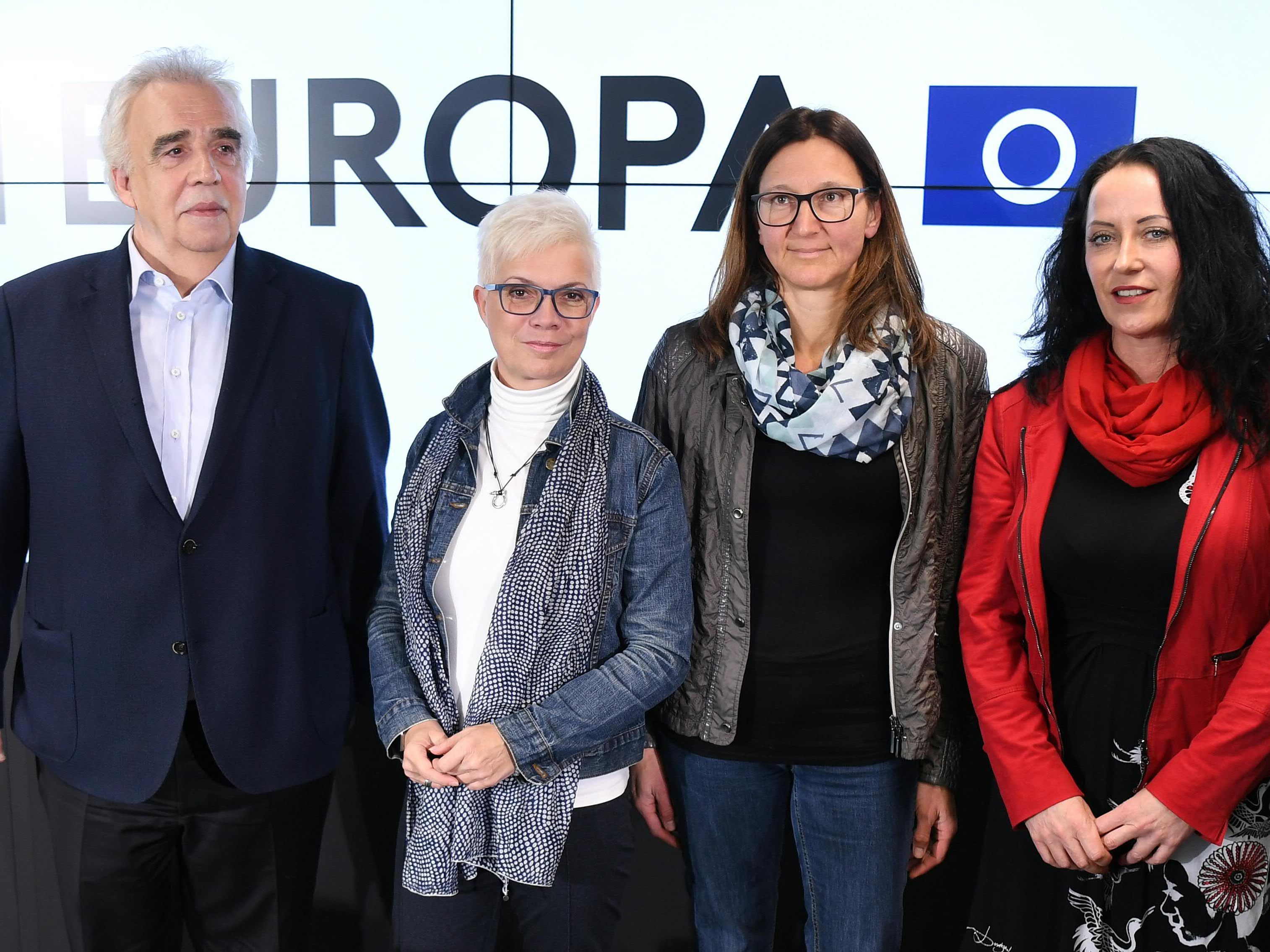 Die Kandidatenlist für "1 Europa" wurde heute präsentiert.