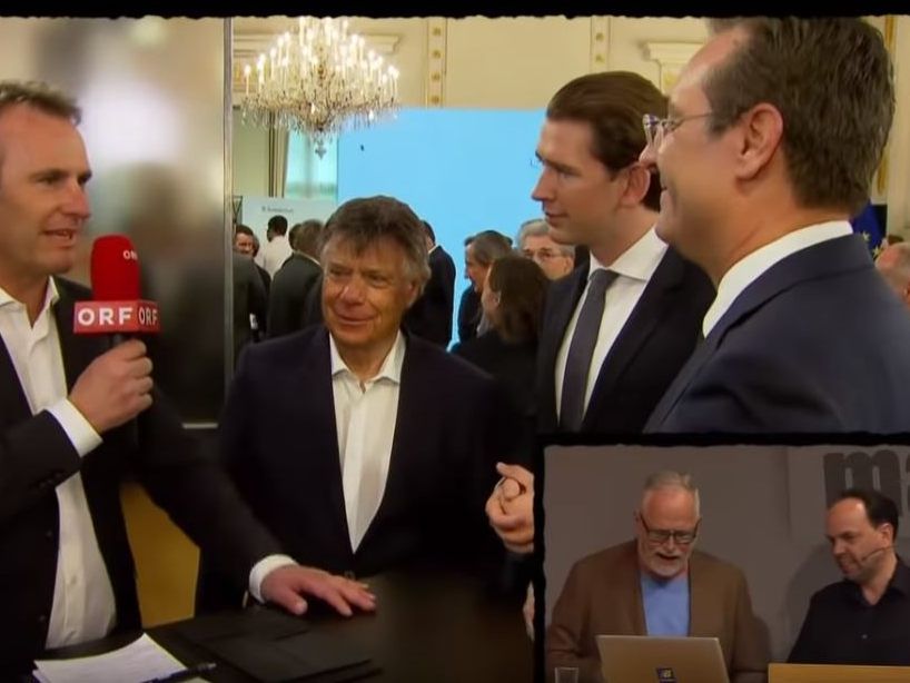 Die österreichische Regierungsspitze im Pointen-Kreuzfeuer von maschek.