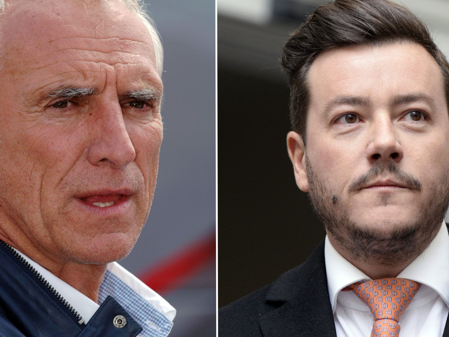 Mateschitz (links) und Benko (rechts) befinden sich im Rechtsstreit.