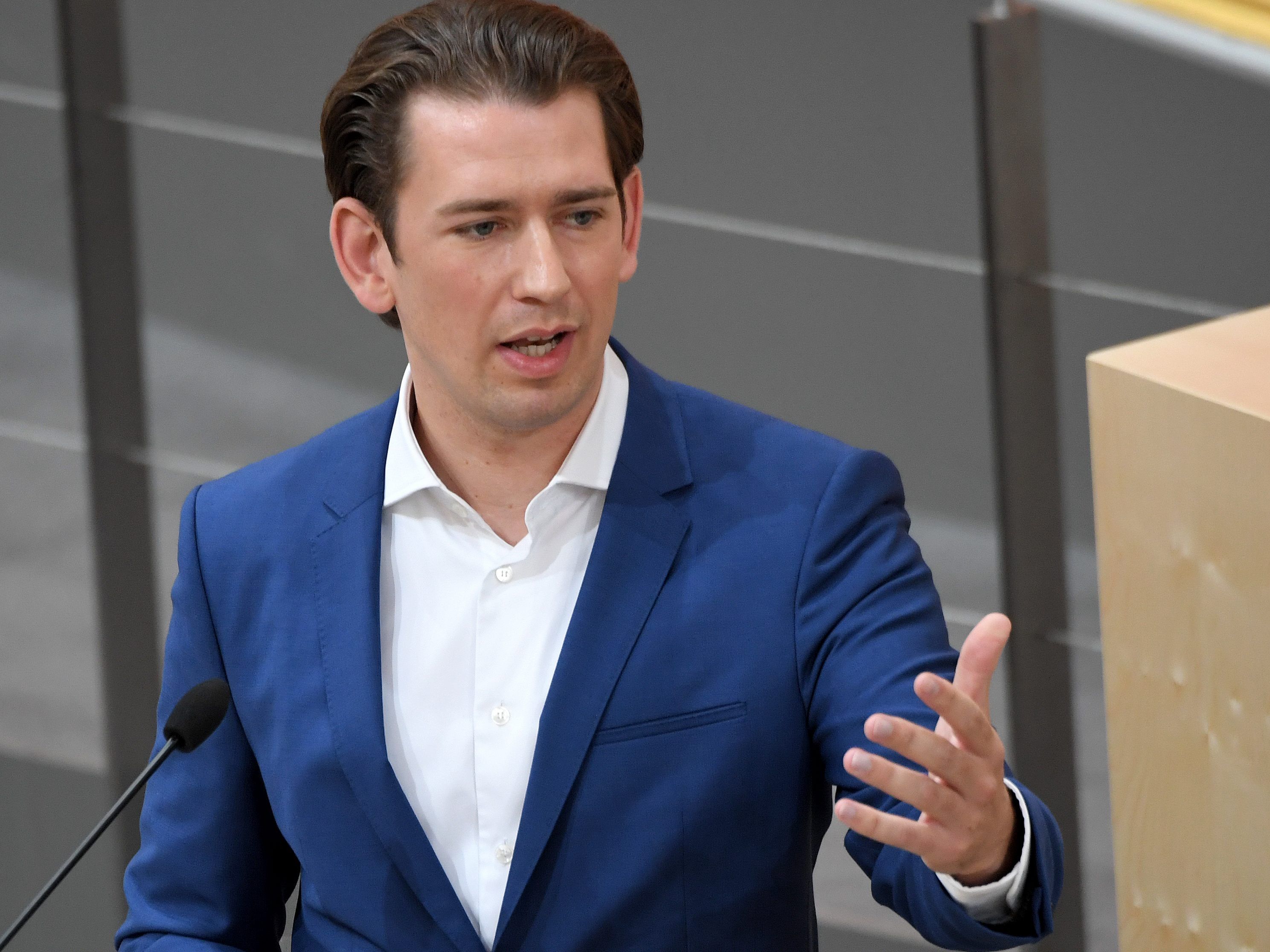 Alles hängt an Misstrauensantrag gegen Bundeskanzler Kurz.