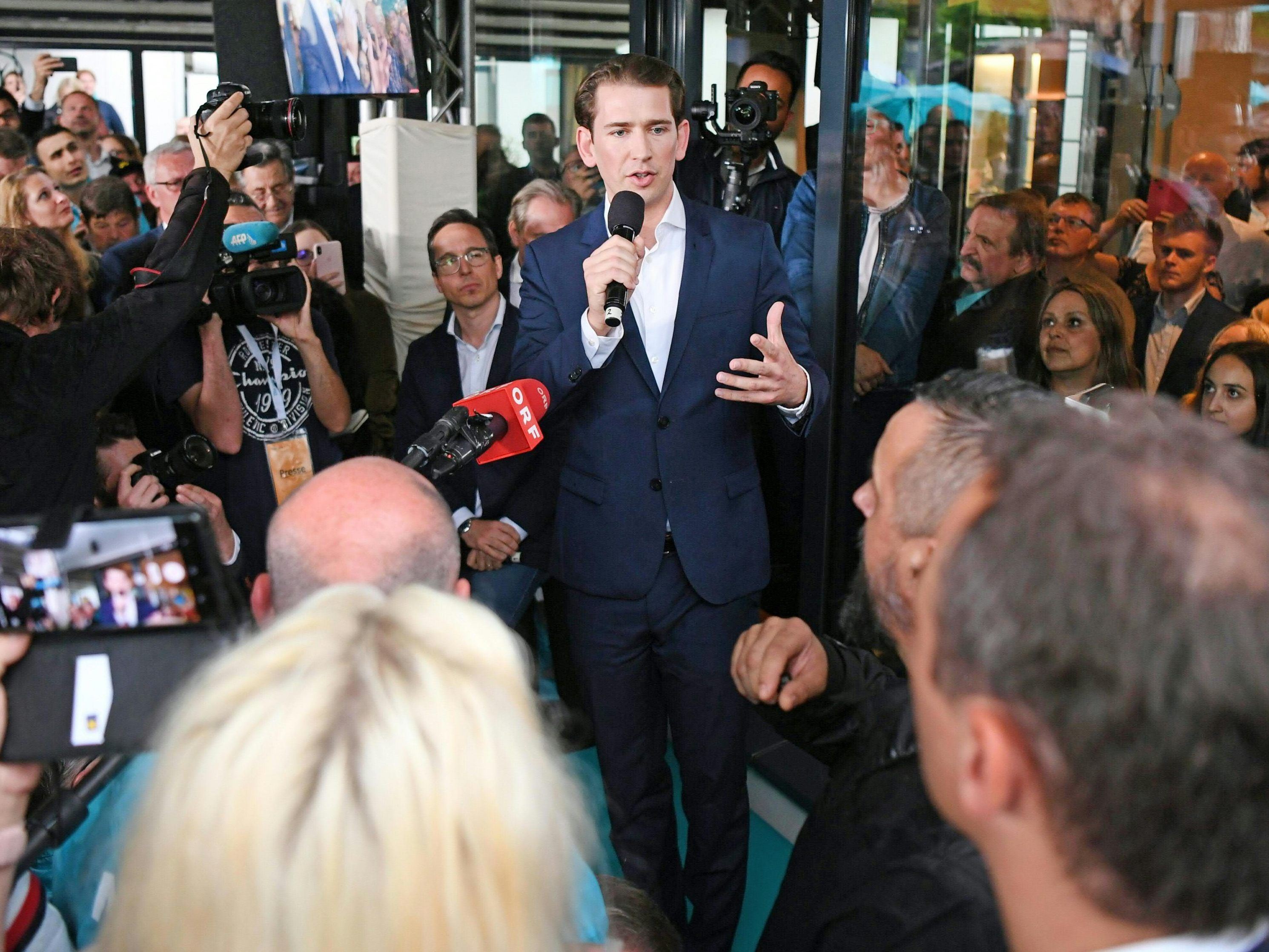 Kurz mit einer Kampfansage an SPÖ und FPÖ.