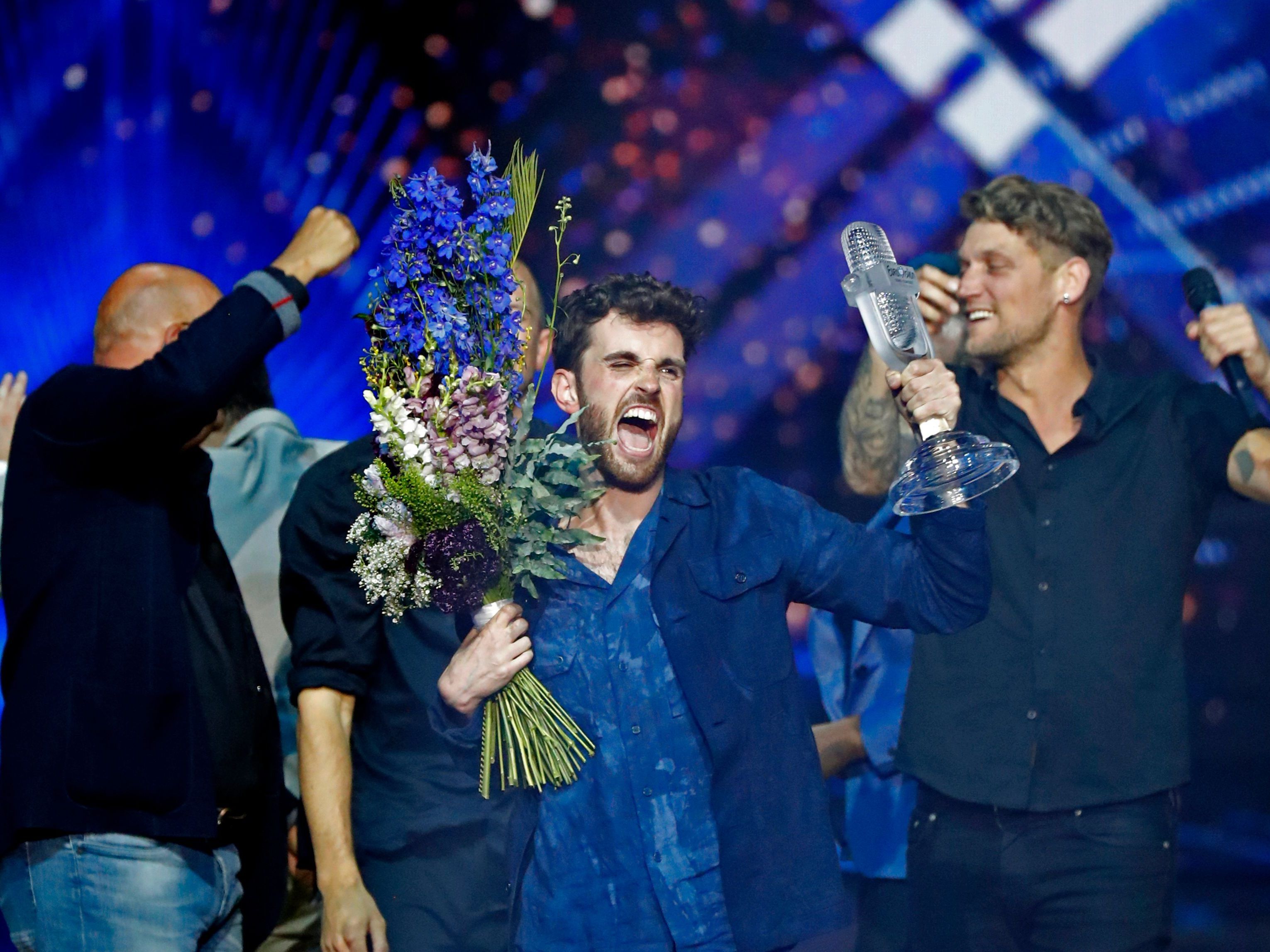 Duncan Laurence (Niederlande) nach seinem Sieg beim Eurovision Song Contest 2019.