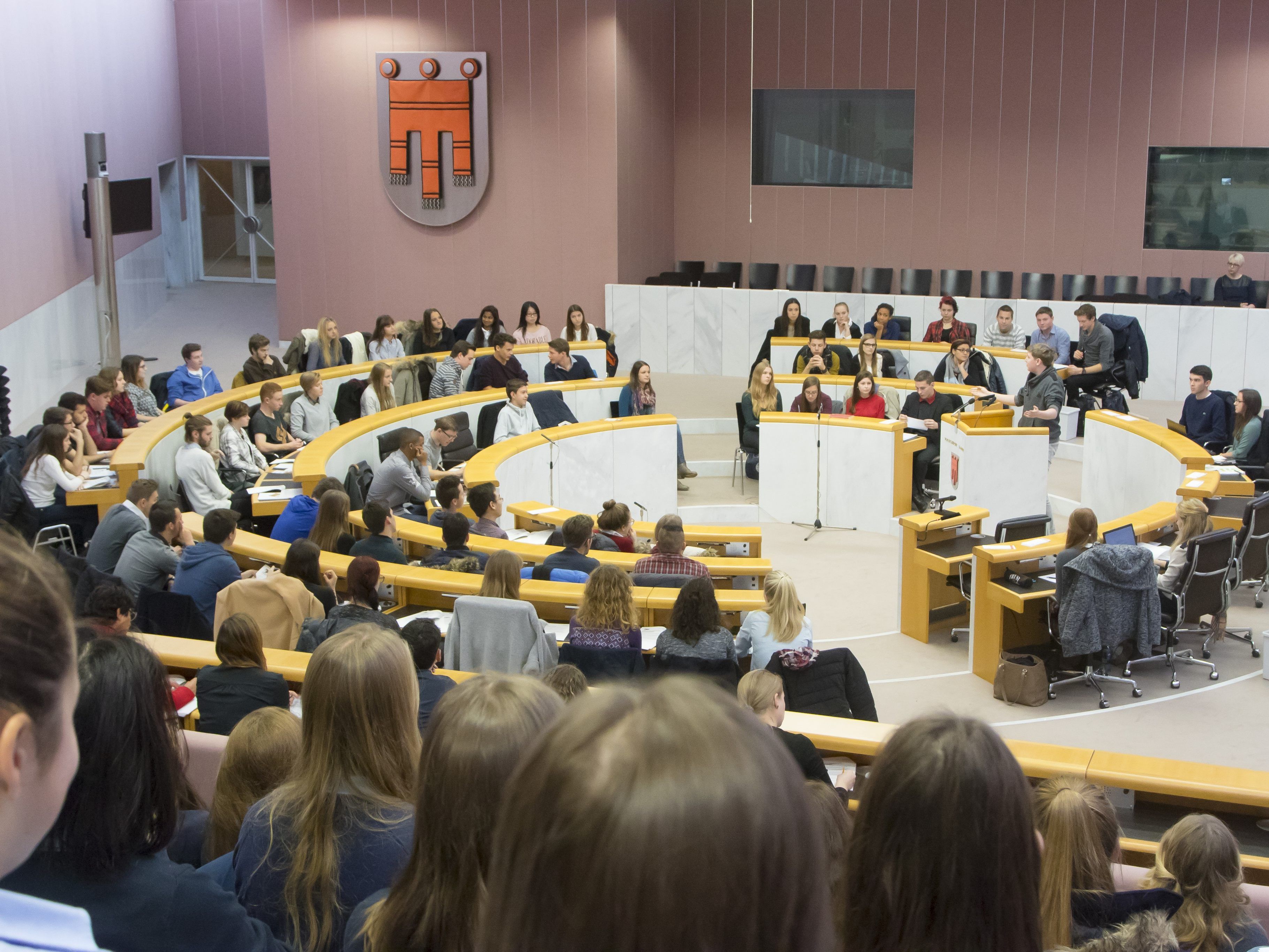 Schülerparlament 2015.