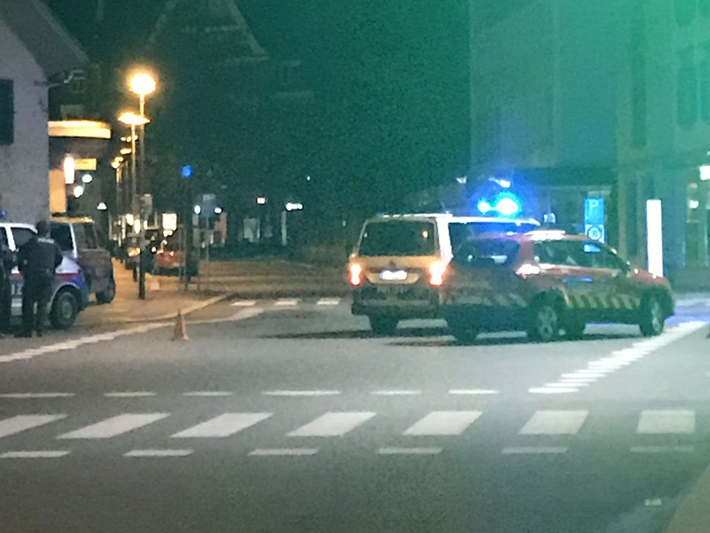 Ein Leserreporter hat einen Schnappschuss vom Cobra-Einsatz in Dornbirn gemacht.