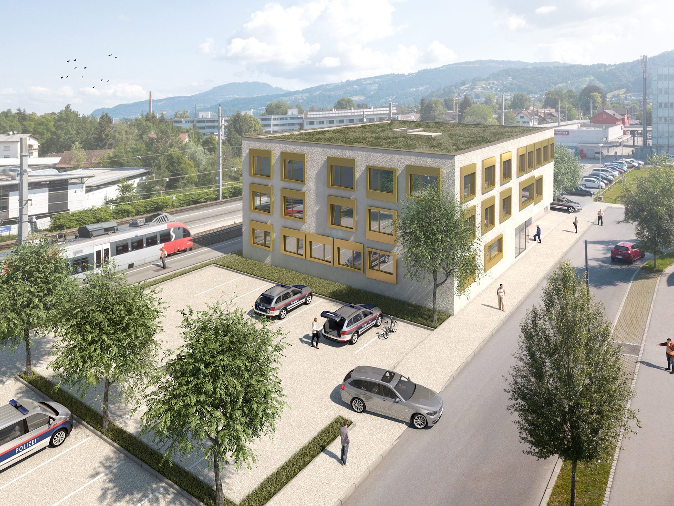 So wird das Gebäude nach Fertigstellung ausschauen