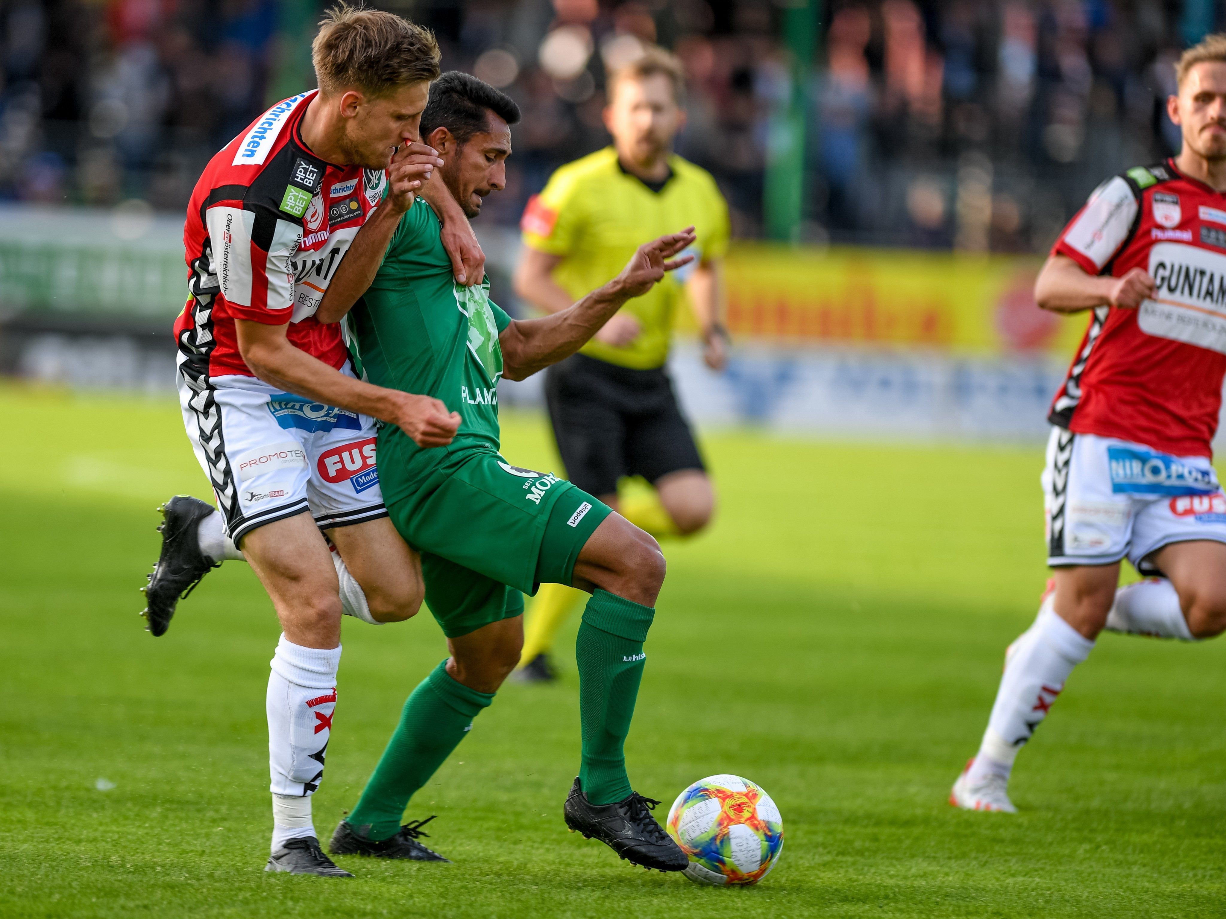 Austria Lustenau spielte unentschieden gegen Ried.