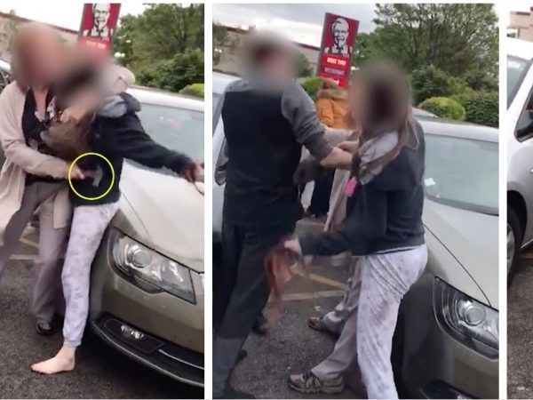Die Frau attackiert die Jugendliche mit einem Hammer.