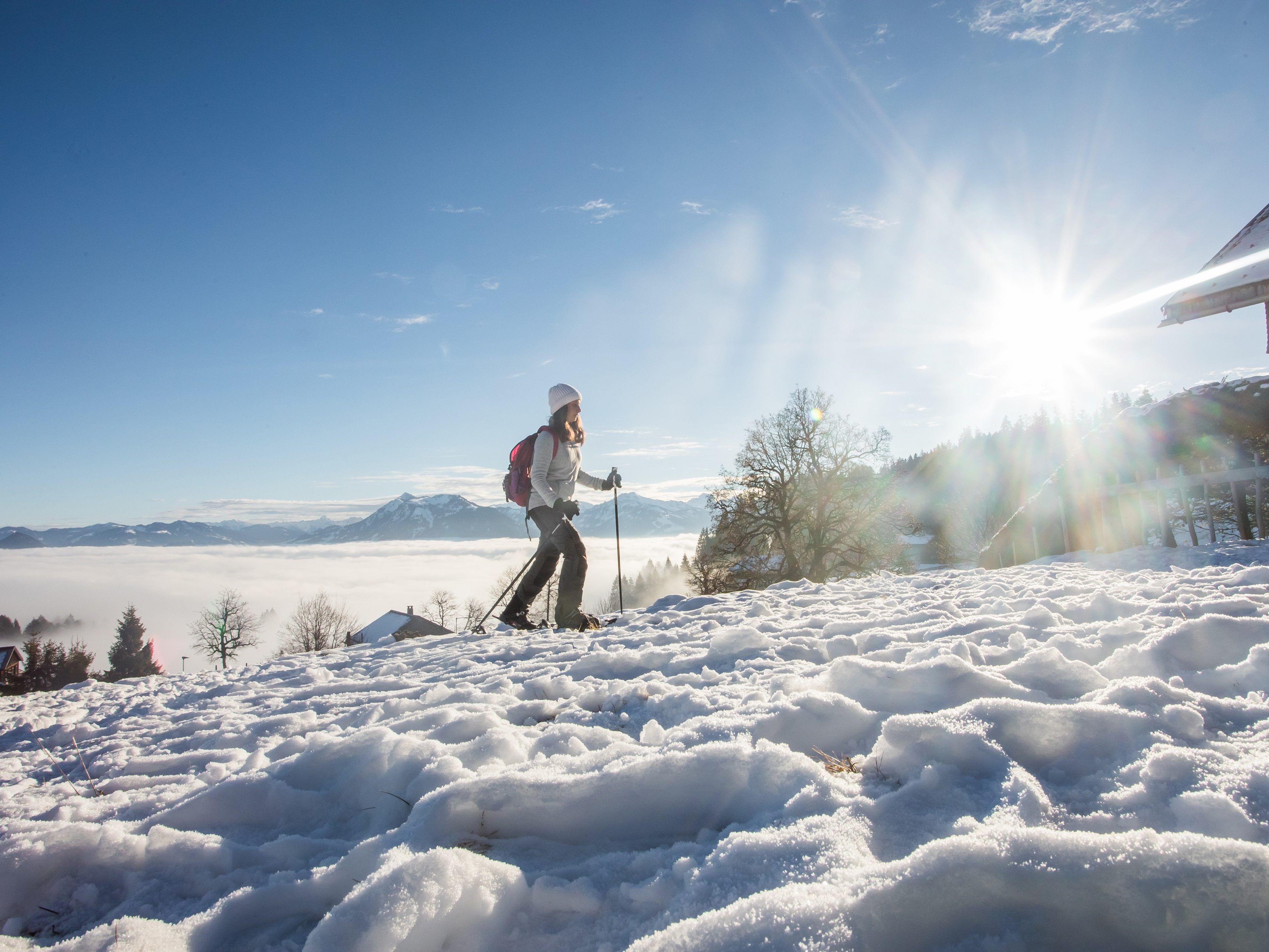 Schneefall bis unter 1000 Meter sind zu erwarten.