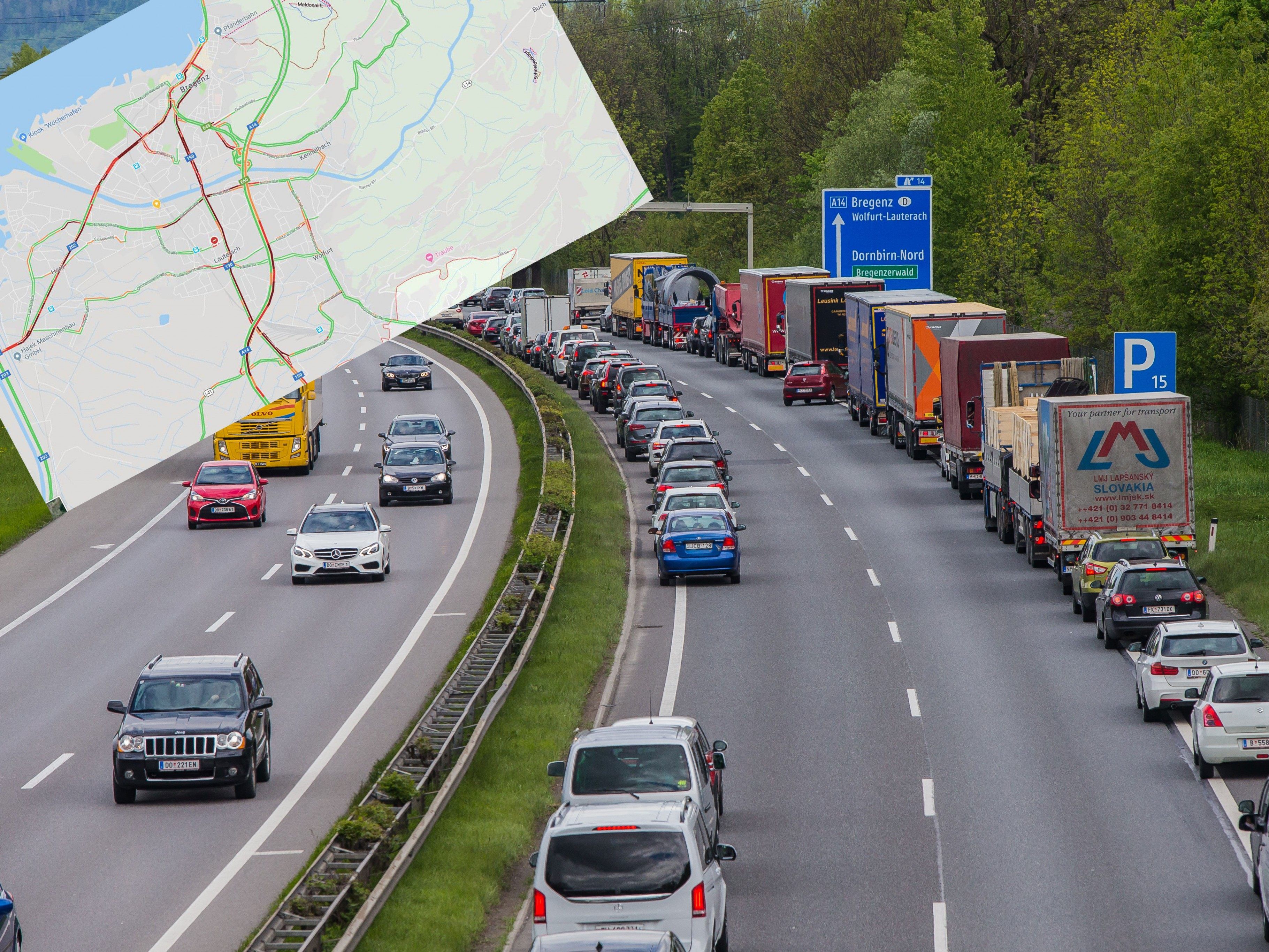 Die Situation entspannte sich auch Stunden nach dem Unfall nur langsam.