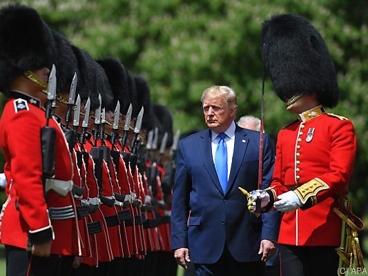 Trump war bei der Queen zu Gast