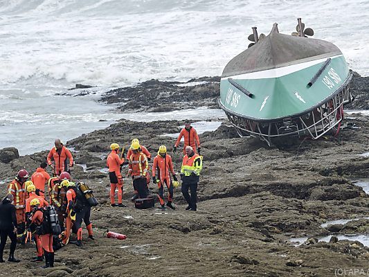 Die Seenotretter kenterten mit ihrem Boot