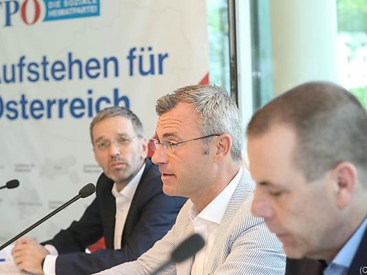 Die FPÖ präsentierte auch ihre Bundesliste für die Nationalratswahl