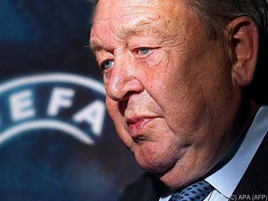 Der Schwede war von 1990 bis 2007 UEFA-Präsident