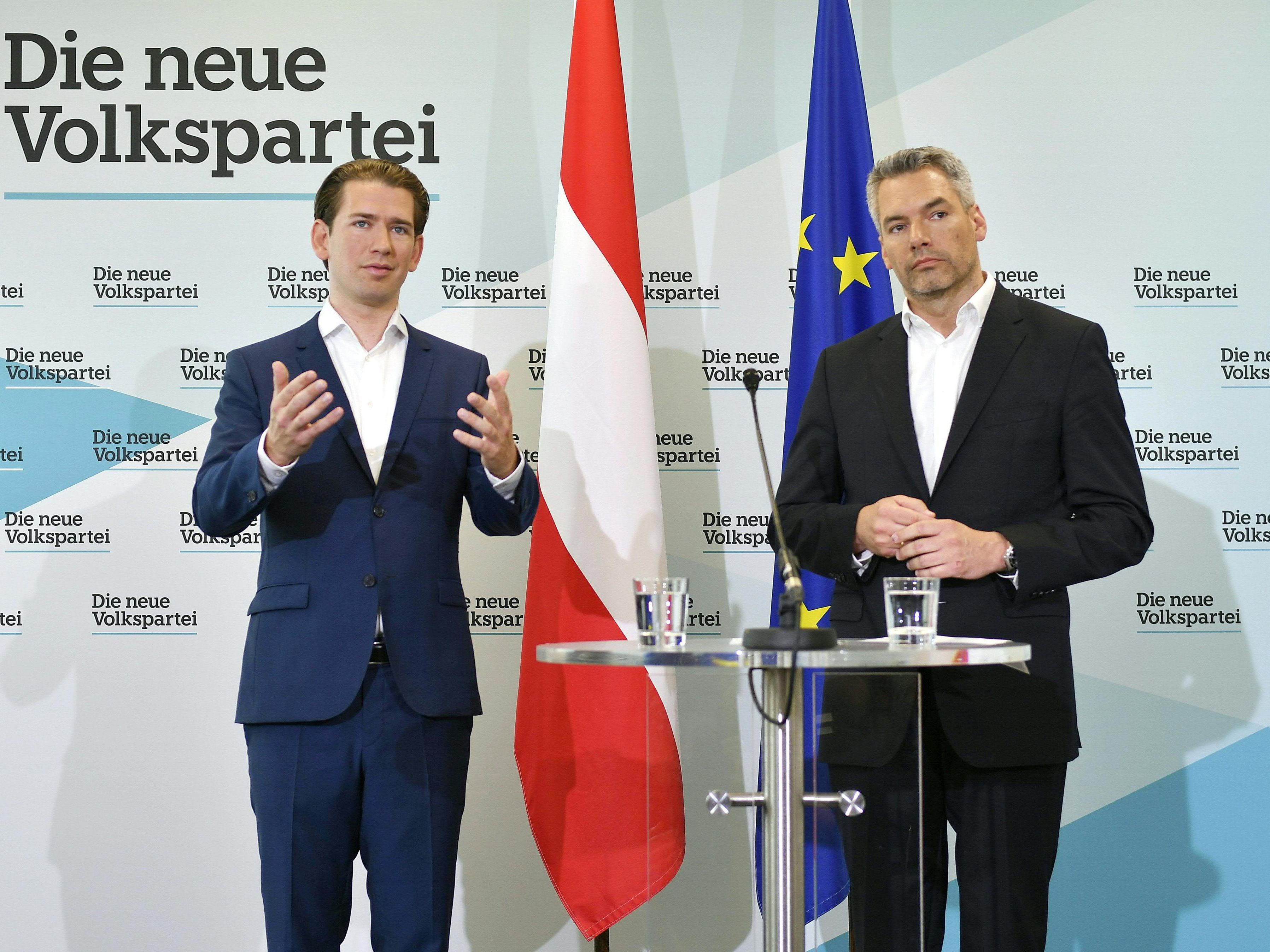 Kurz und Nehammer