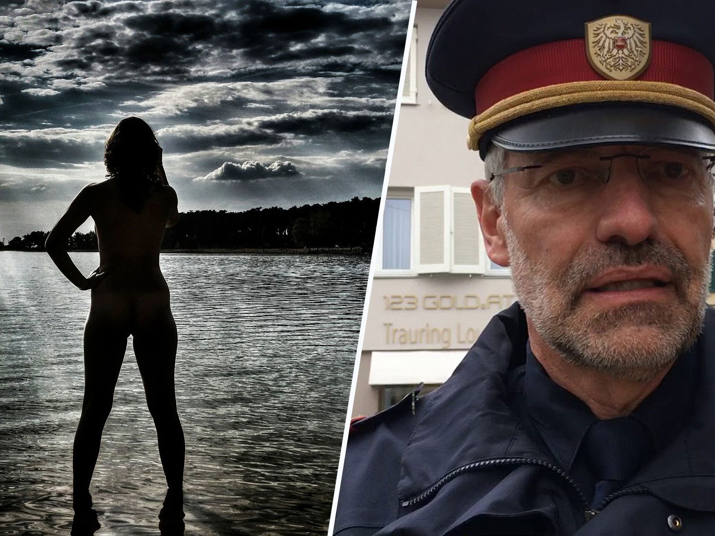 So geht die Polizei mit Nacktbadern um.