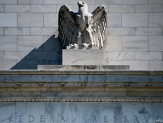Adler auf dem Gebäuder der Federal Reserve