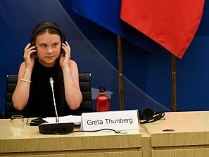 Thunberg im französischen Parlament