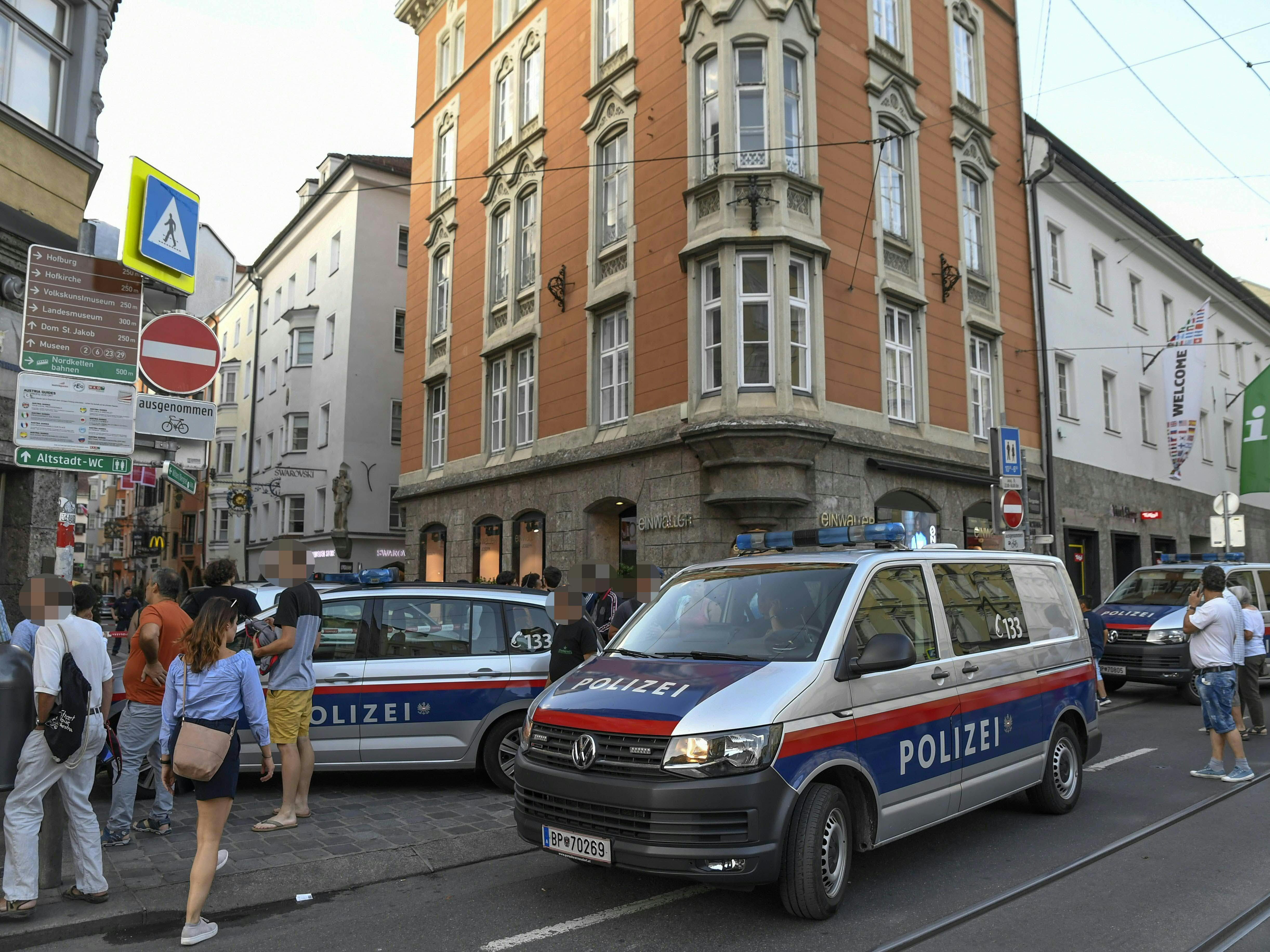 Das Lokal und die Umgebung wurden evakuiert.