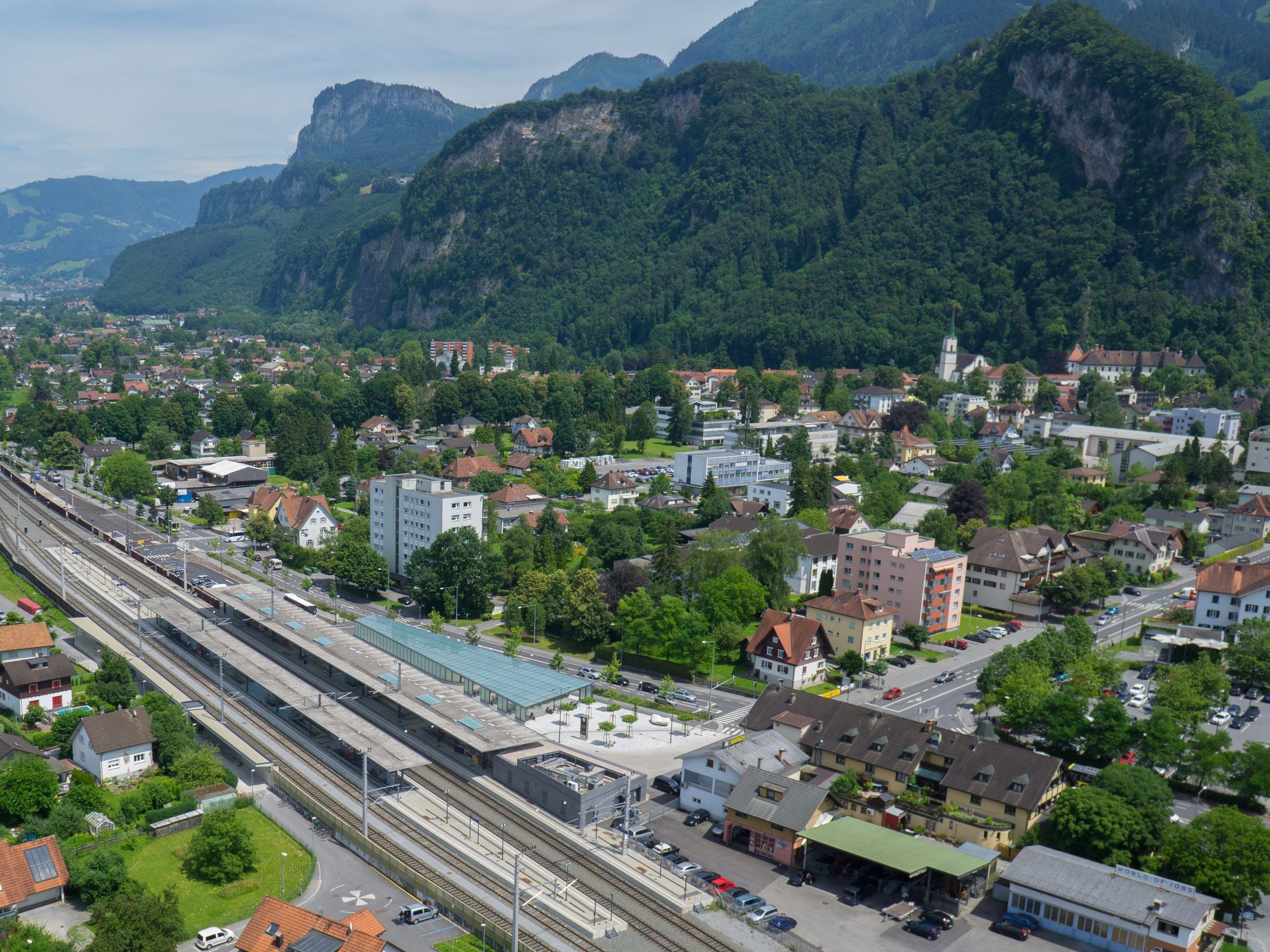 Der Unfall ereignete sich im Stockenweg unweit des Bahnhofs.