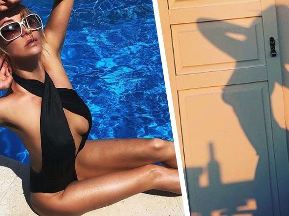 Karina Sarkissova zeigt sich in ihrem Urlaub gerne freizügig.