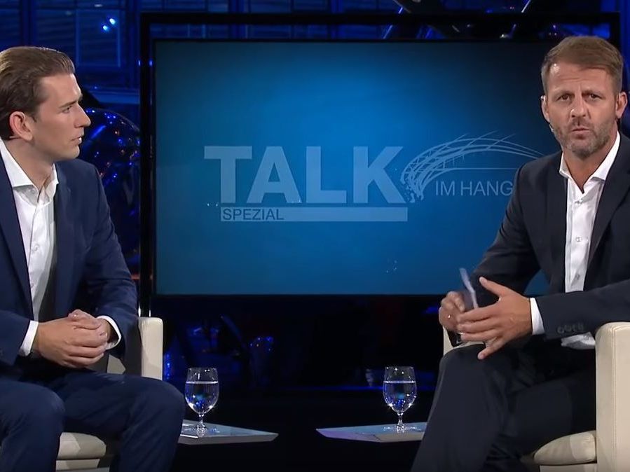 Sebastian Kurz im Gespräch mit Michael Fleischhacker