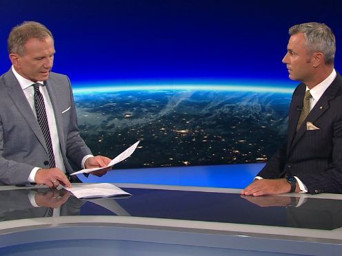 Norbert Hofer war am Montag zu Gast in der ZiB2.