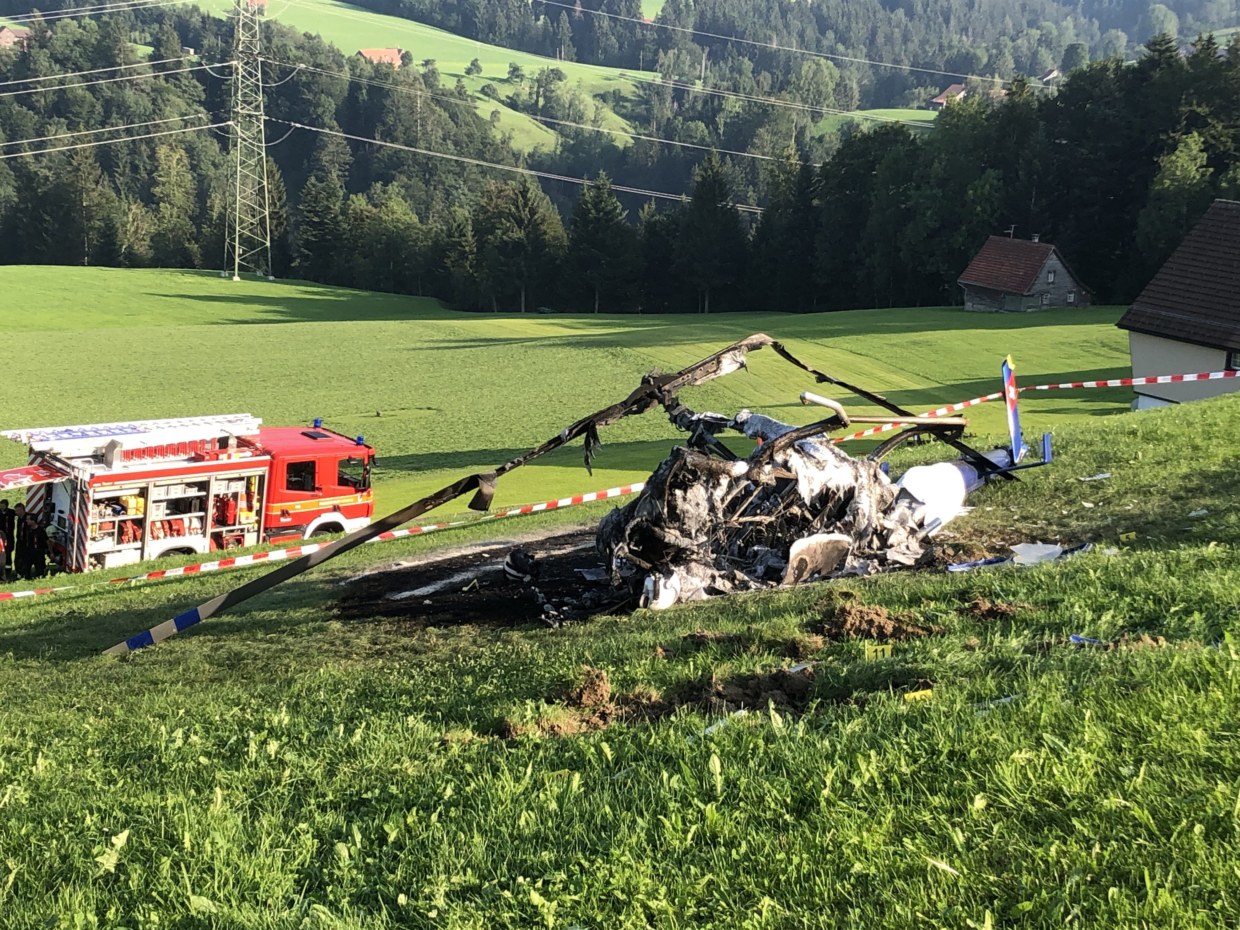 Die Unfallursache ist noch unbekannt