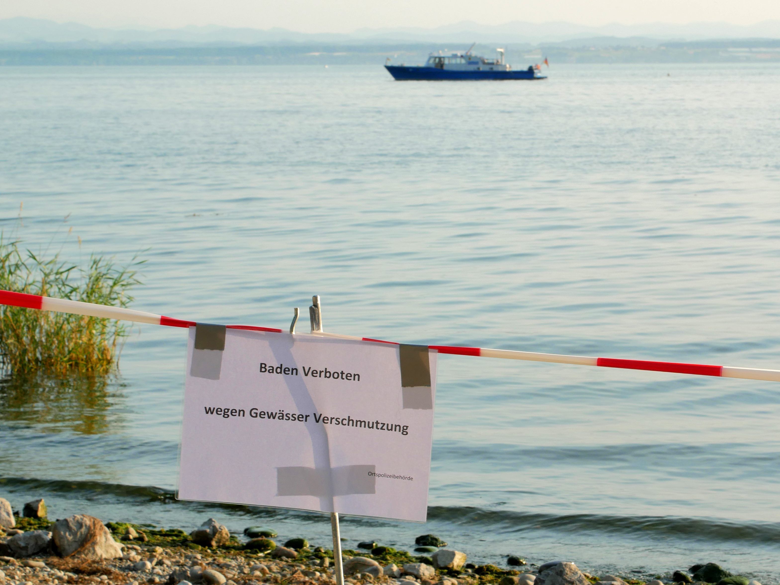 Vorerst gilt ein Badeverbot an den betroffenen Stellen bis Freitag.