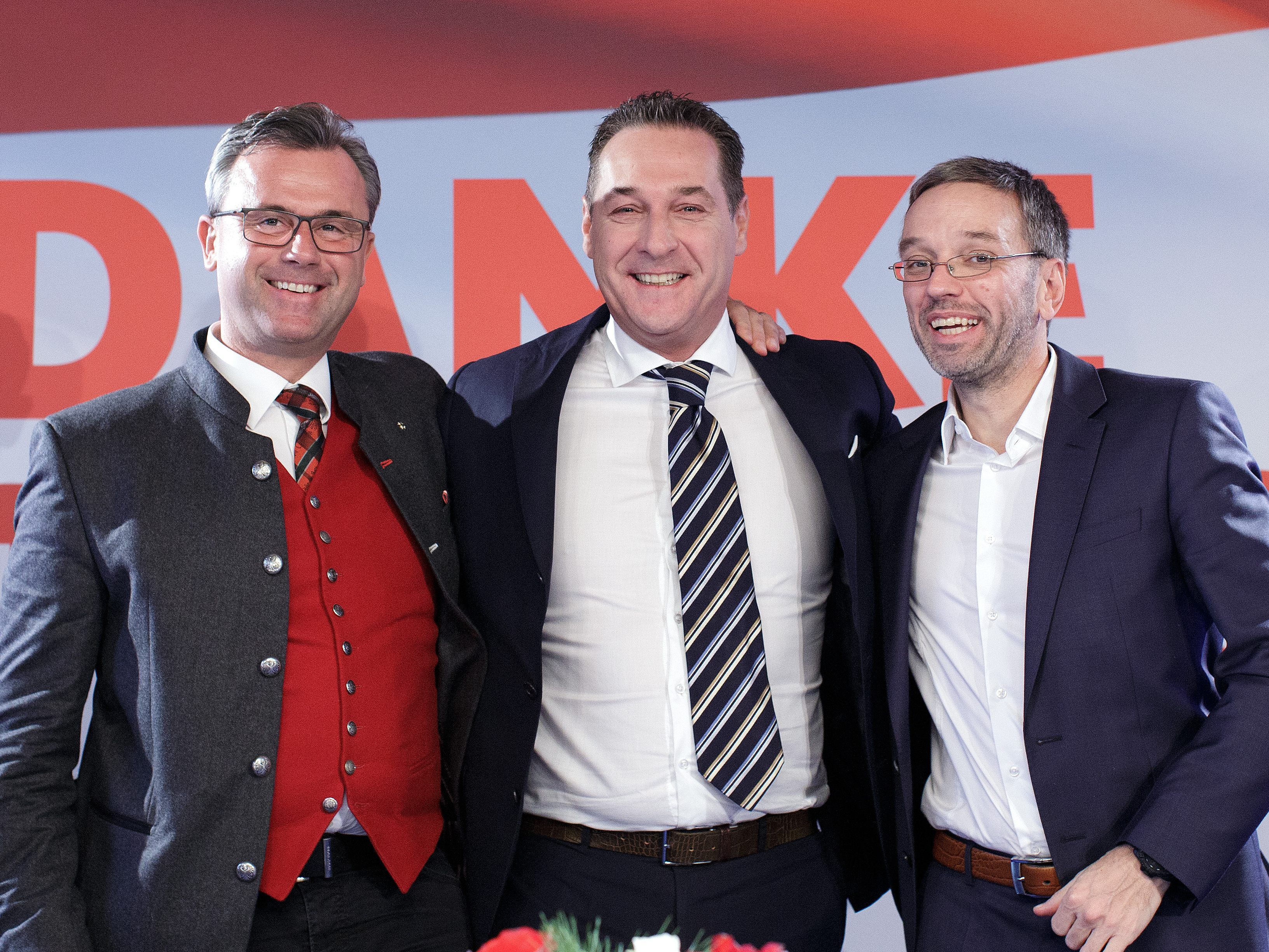 Als die Welt der drei FPÖ-Mitglieder noch vollkommen in Ordnung war.