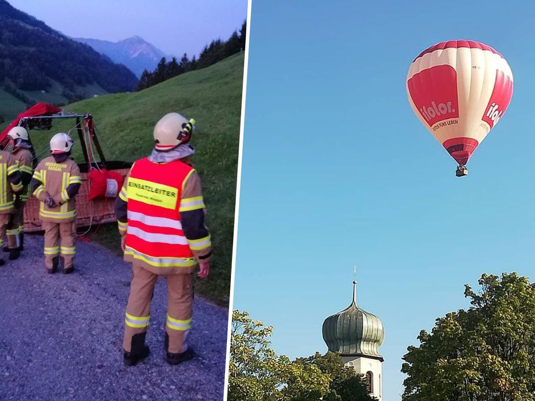 Heißluftballonflug war Überraschung für Rankler Gemeindemitarbeiter.