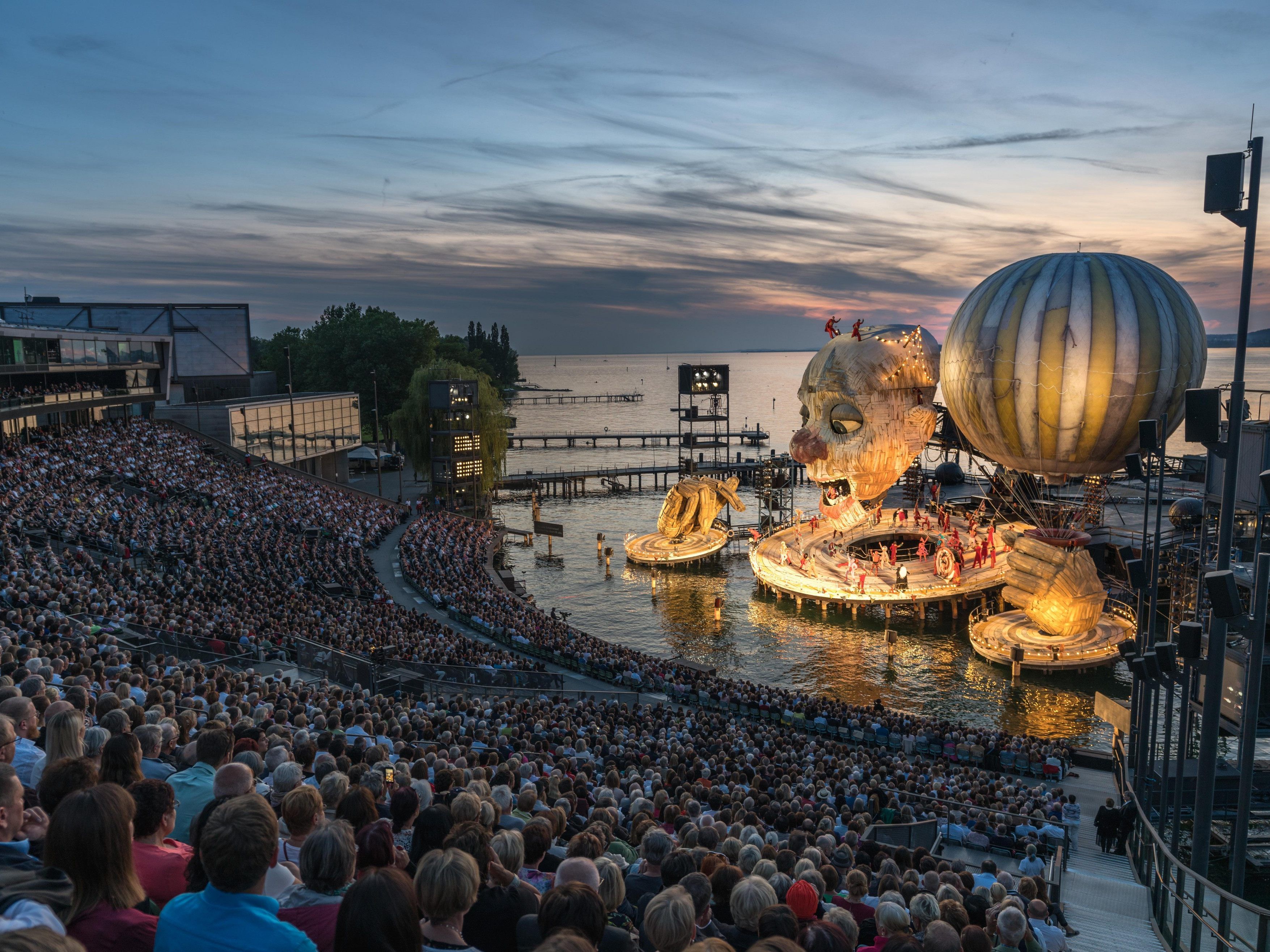 Damit wurde die Regen-Versicherung der Bregenzer Festspiele schlagend.