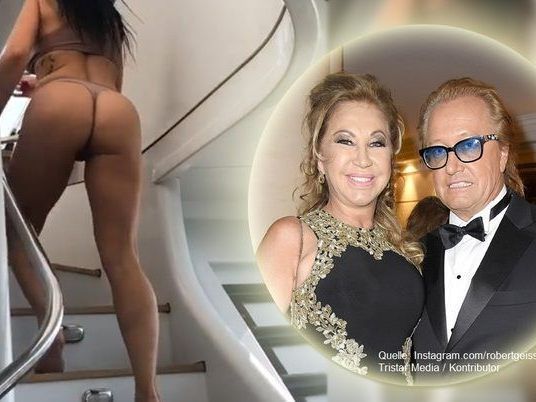Robert und Carmen Geiss genießen ihre Zeit auf ihrer Yacht in Saint-Tropez.