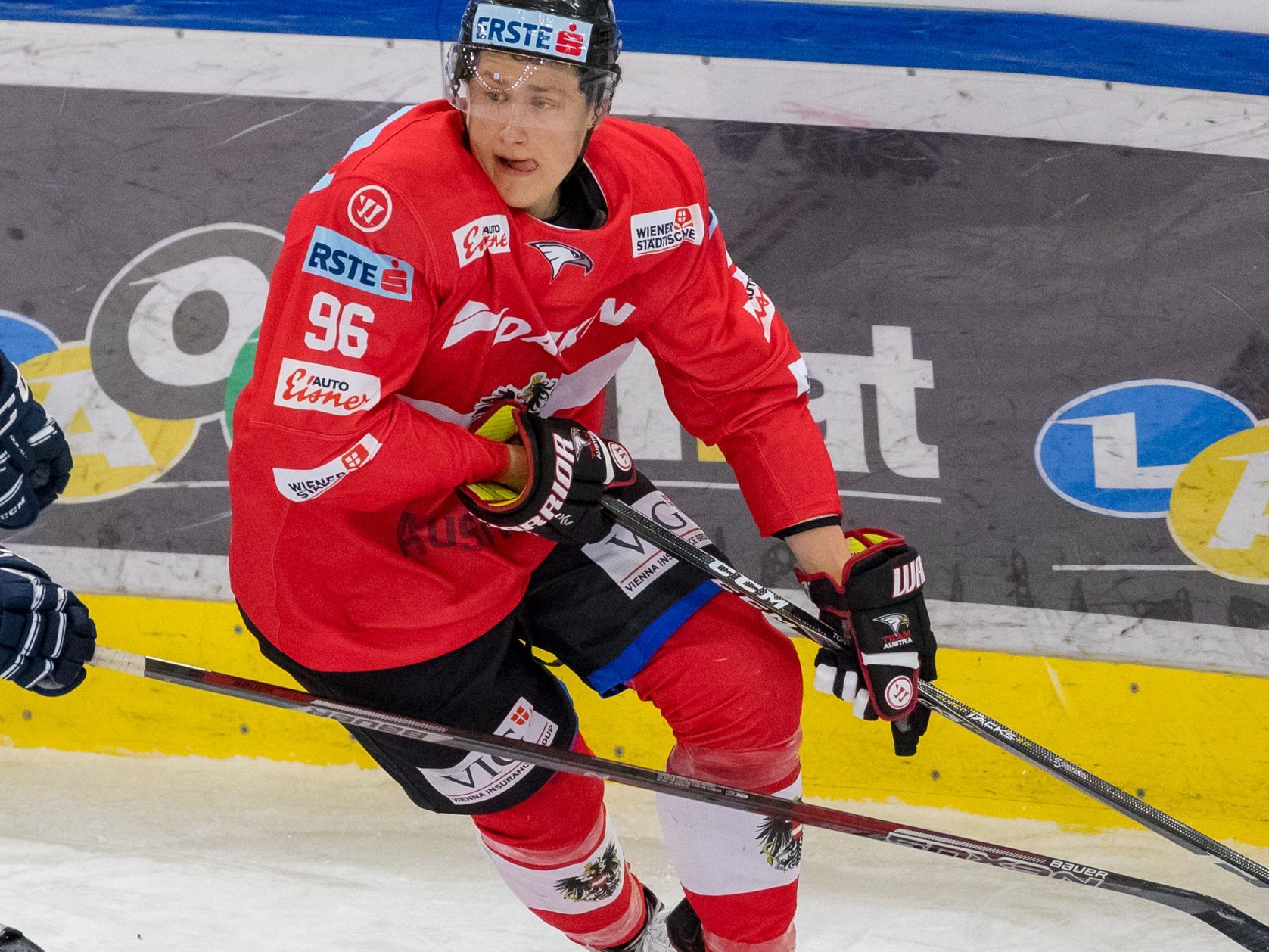 Sam Antonitsch im Dress des Nationalteams gegen Italien im April 2018.