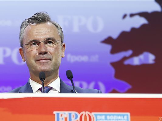 Der designierte FPÖ-Obmann Norbert Hofer beim Bundesparteitag in Graz