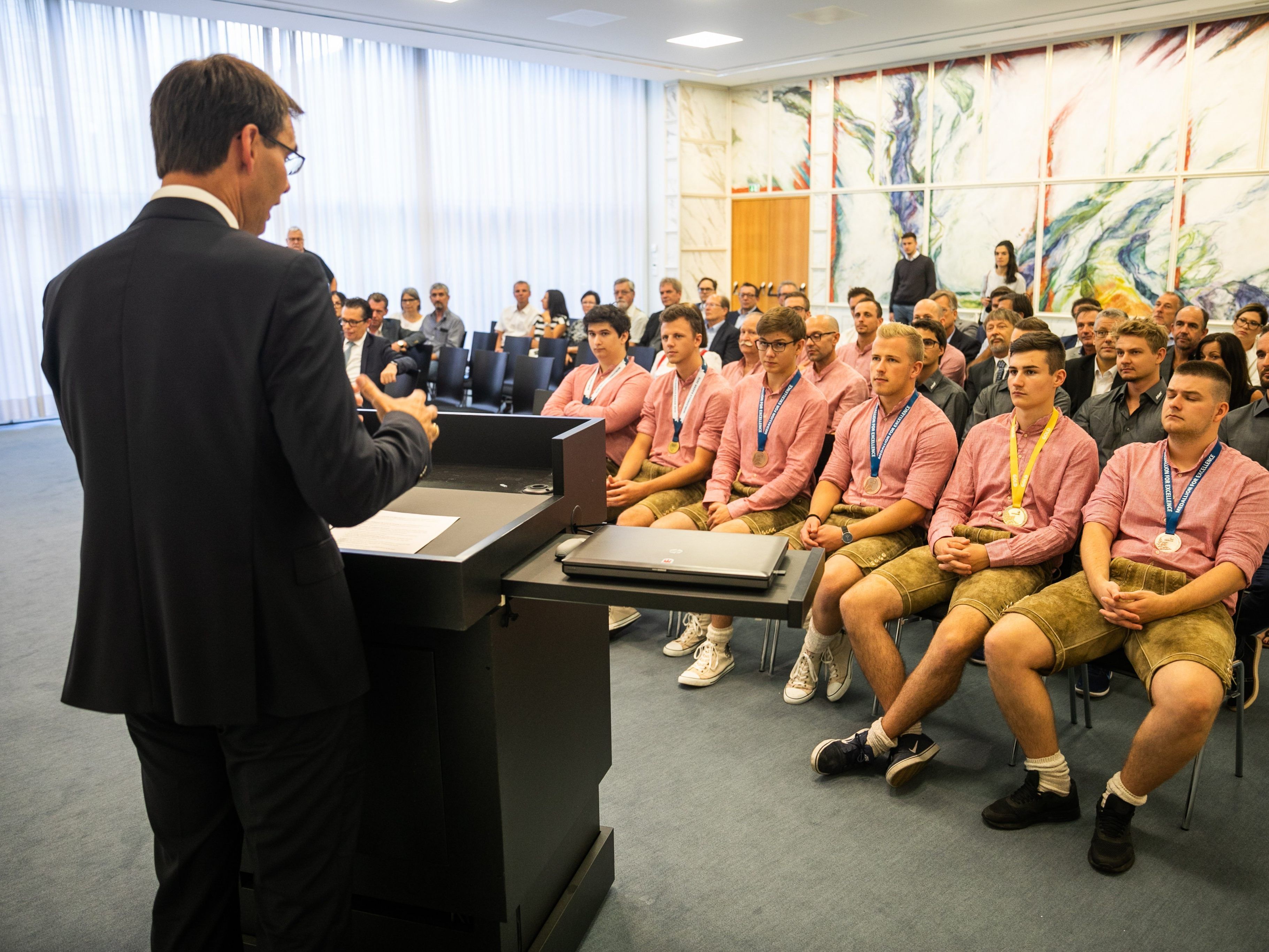 Erfolgreiche Vorarlberger „WorldSkills“-Abordnung 2019