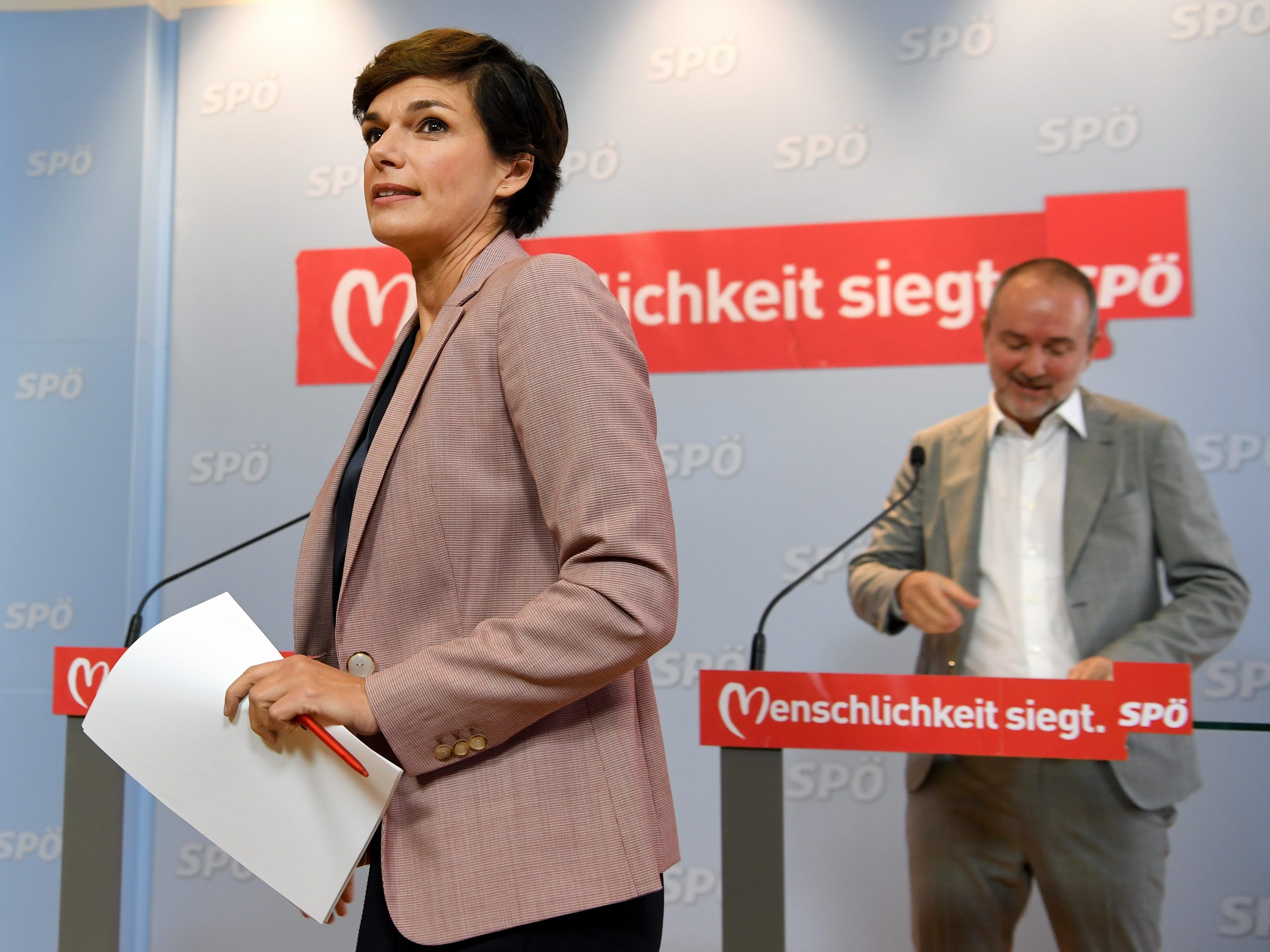 Die SPÖ hat ihr 160-seitiges Wahlprogramm vorgestellt.