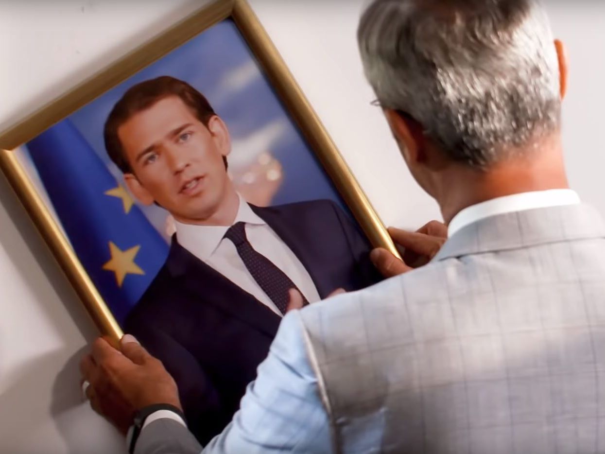 Kurz tendiert laut FPÖ-Wahlvideo nach links