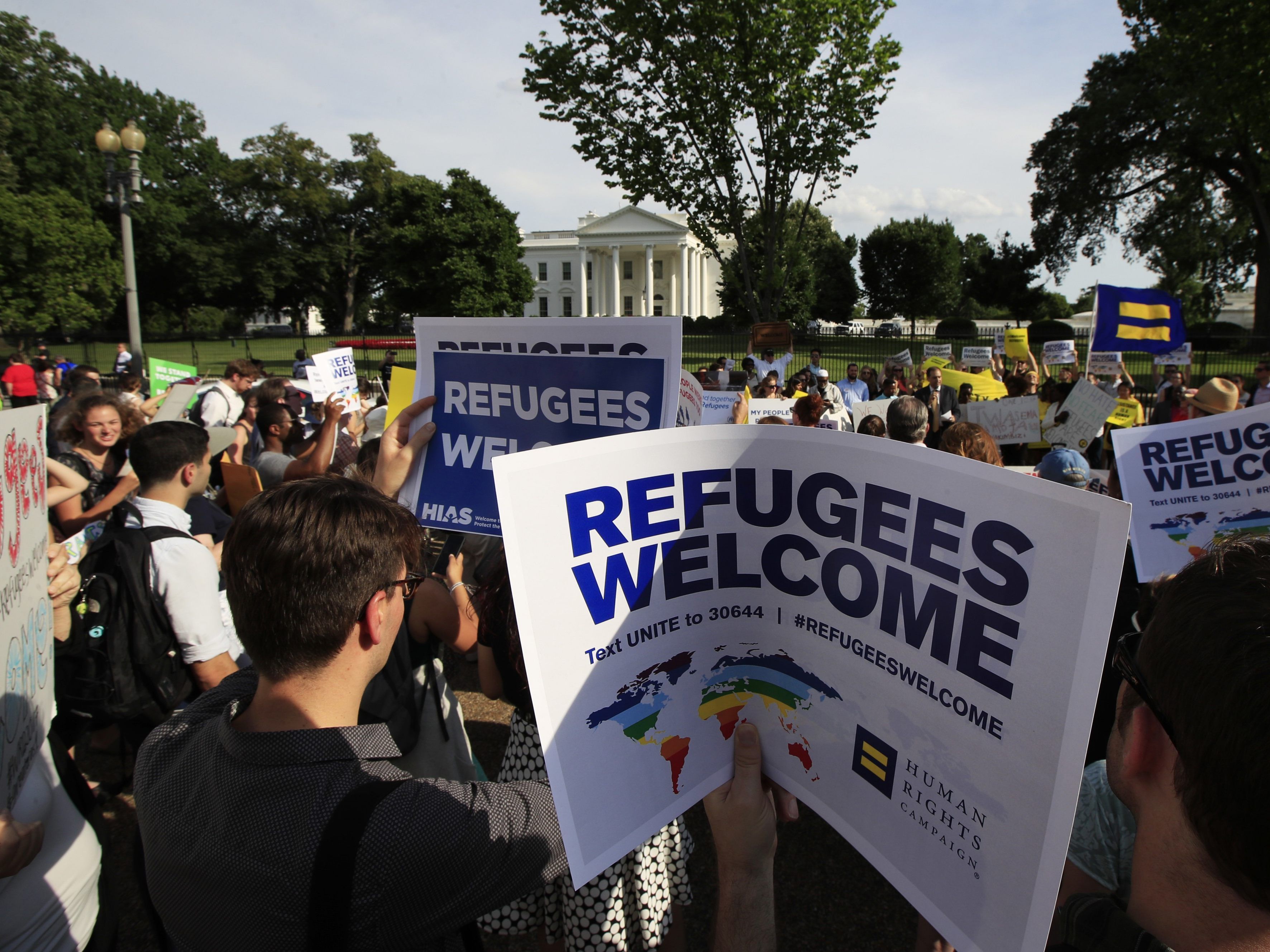 Trump will weniger Flüchtlinge aufnehmen.