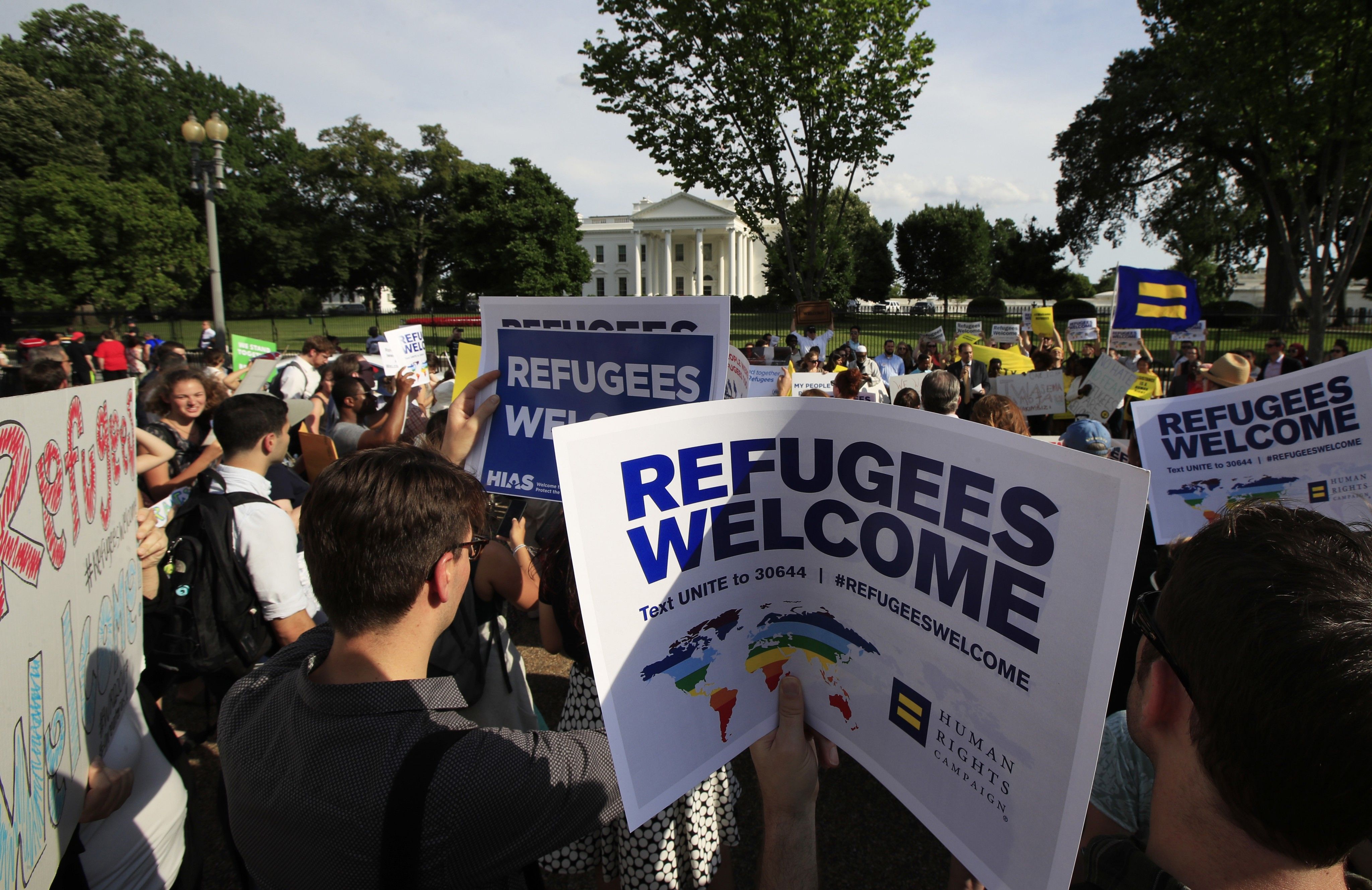 Trump will weniger Flüchtlinge aufnehmen.
