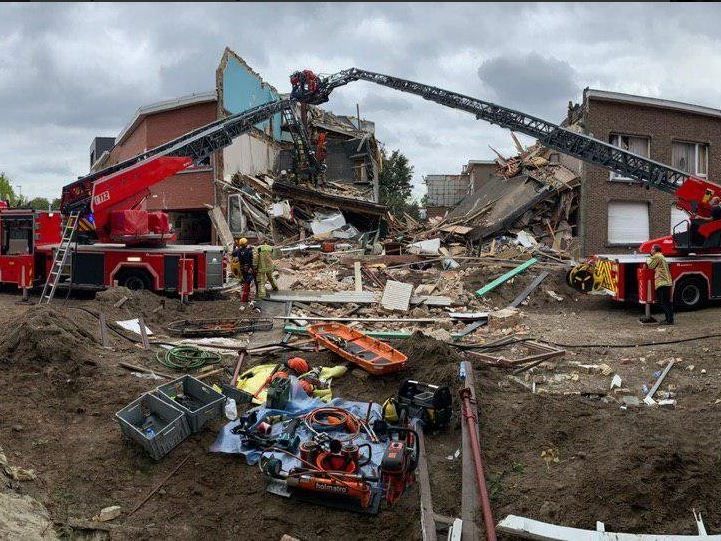 Mehrere Verletzte bei Explosion in Antwerpen.