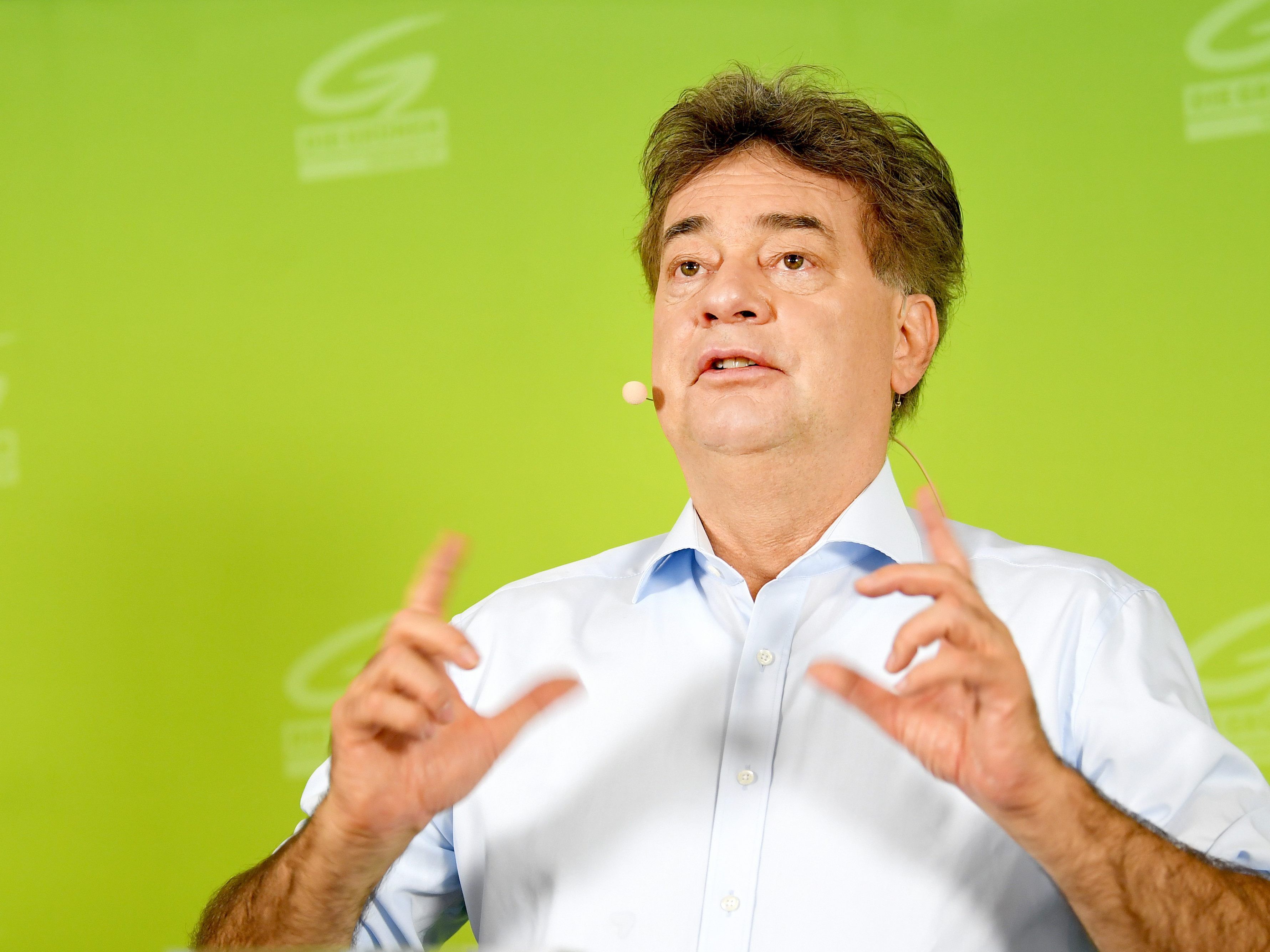 Werner Kogler trat am Mittwoch vor die Presse.