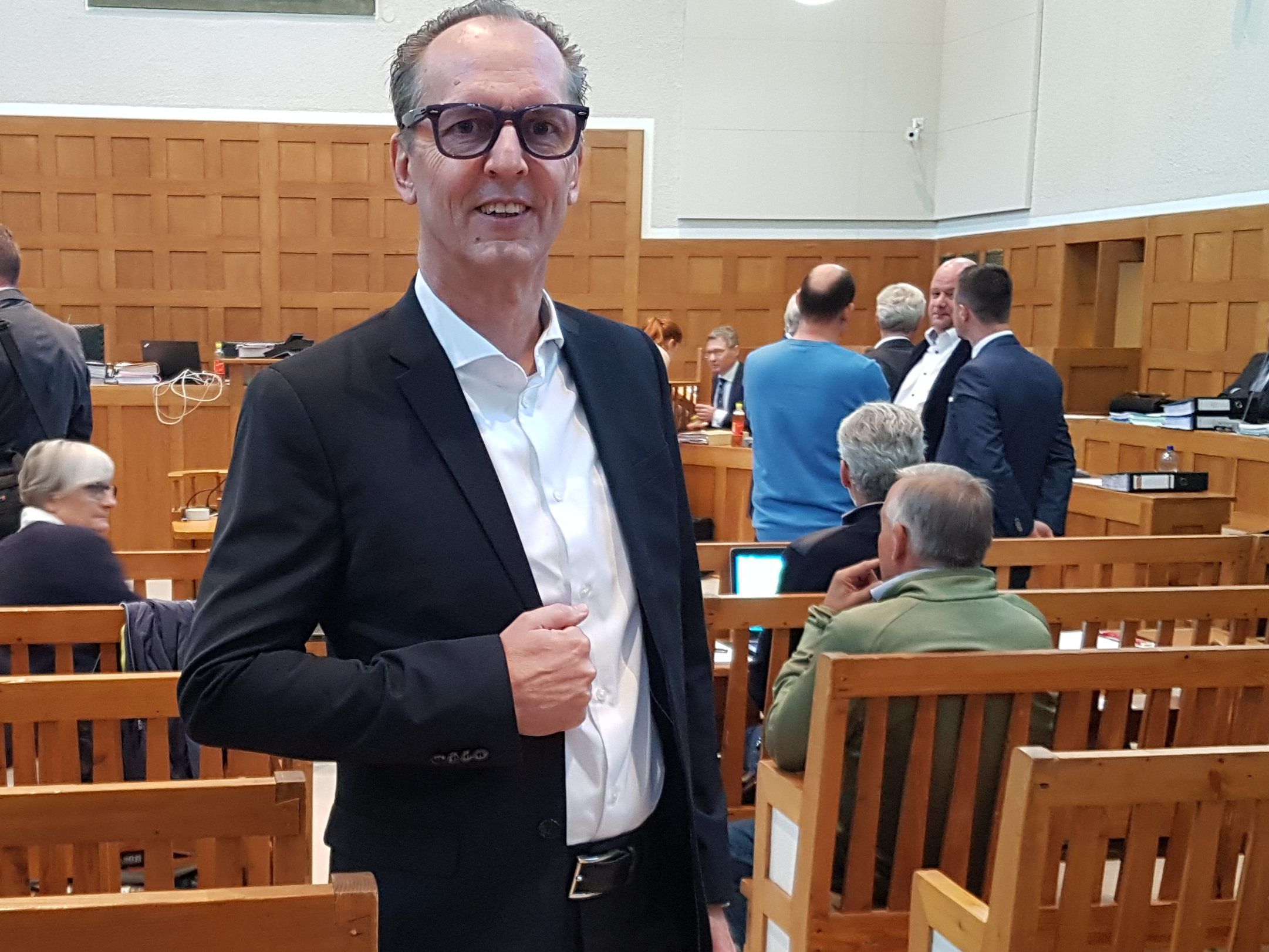 Ex-Geschäftsführer Martin Bösch liefert am dritten Tag des Häusle-Prozesses einige technische Erklärungen.