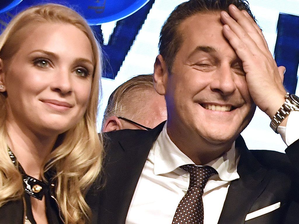 Heinz Christian und Philippa Strache