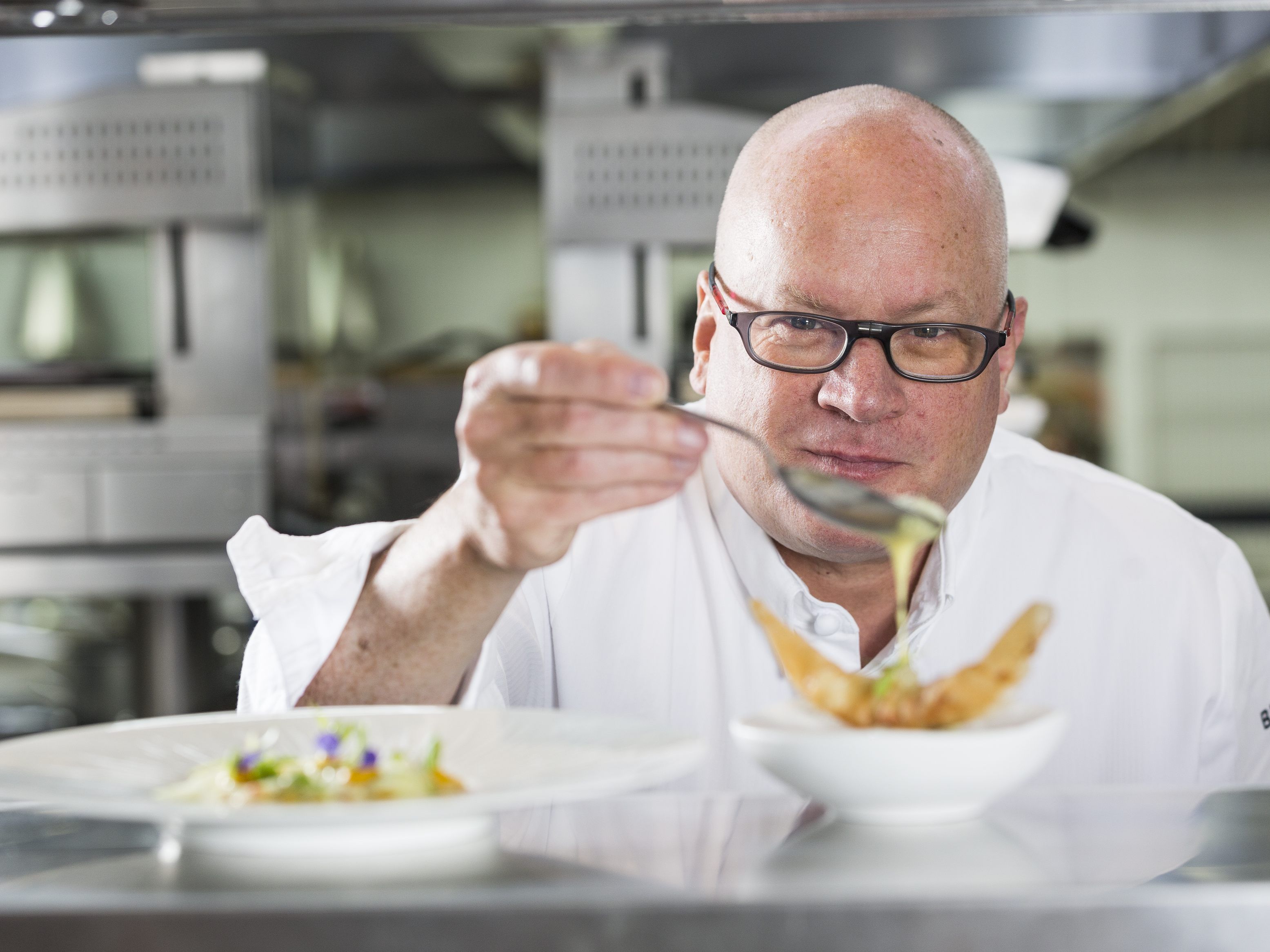 Dieter Koschina in seinem Element.