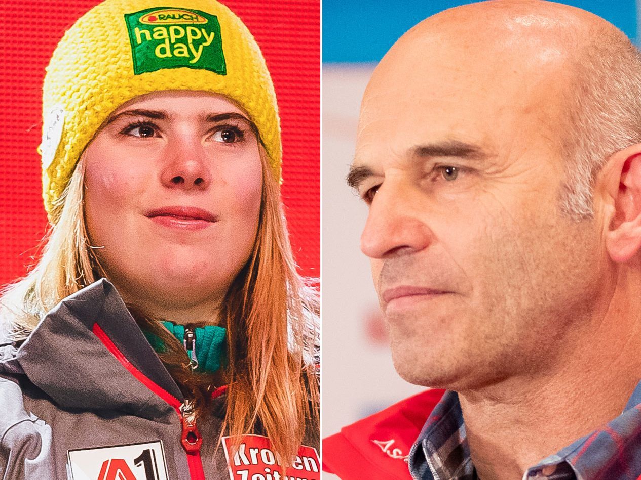 Die Causa Liensberger beschäftigt nach wie vor auch Reinhold Zitz vom Austria Skipool (l.) und ÖSV-Sportdirektor Toni Giger (r.).