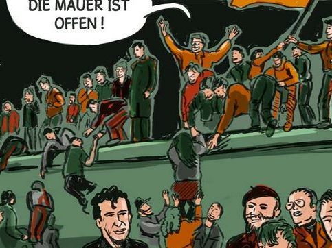 Der Mauerfall in Bildern