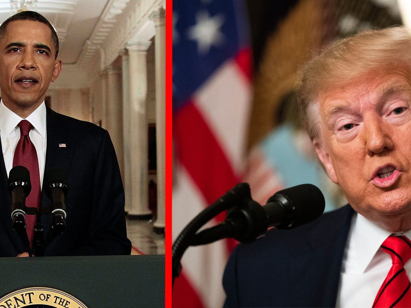 Obama und Trump - ein Video zeigt deutlich ihre Unterschiede.